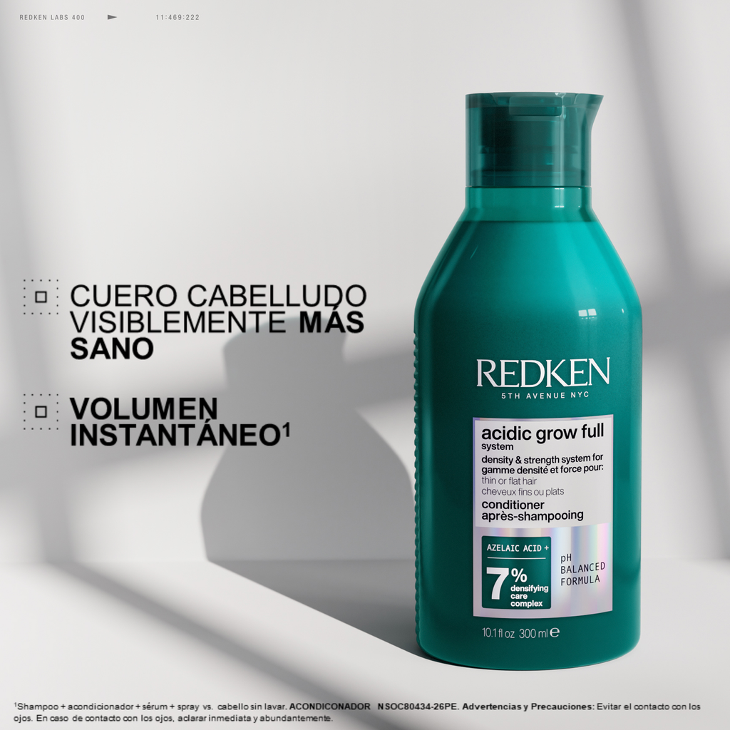 Acondicionador Acidic Grow Full System para cabello con falta de volumen 300ml | Redken