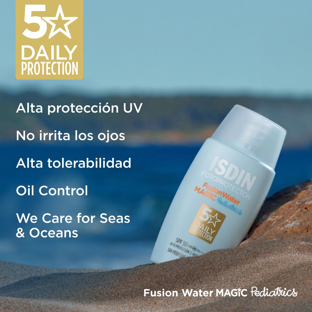 Fotoprotector ISDIN Fusion Water Magic Pediatric FPS50 50ml