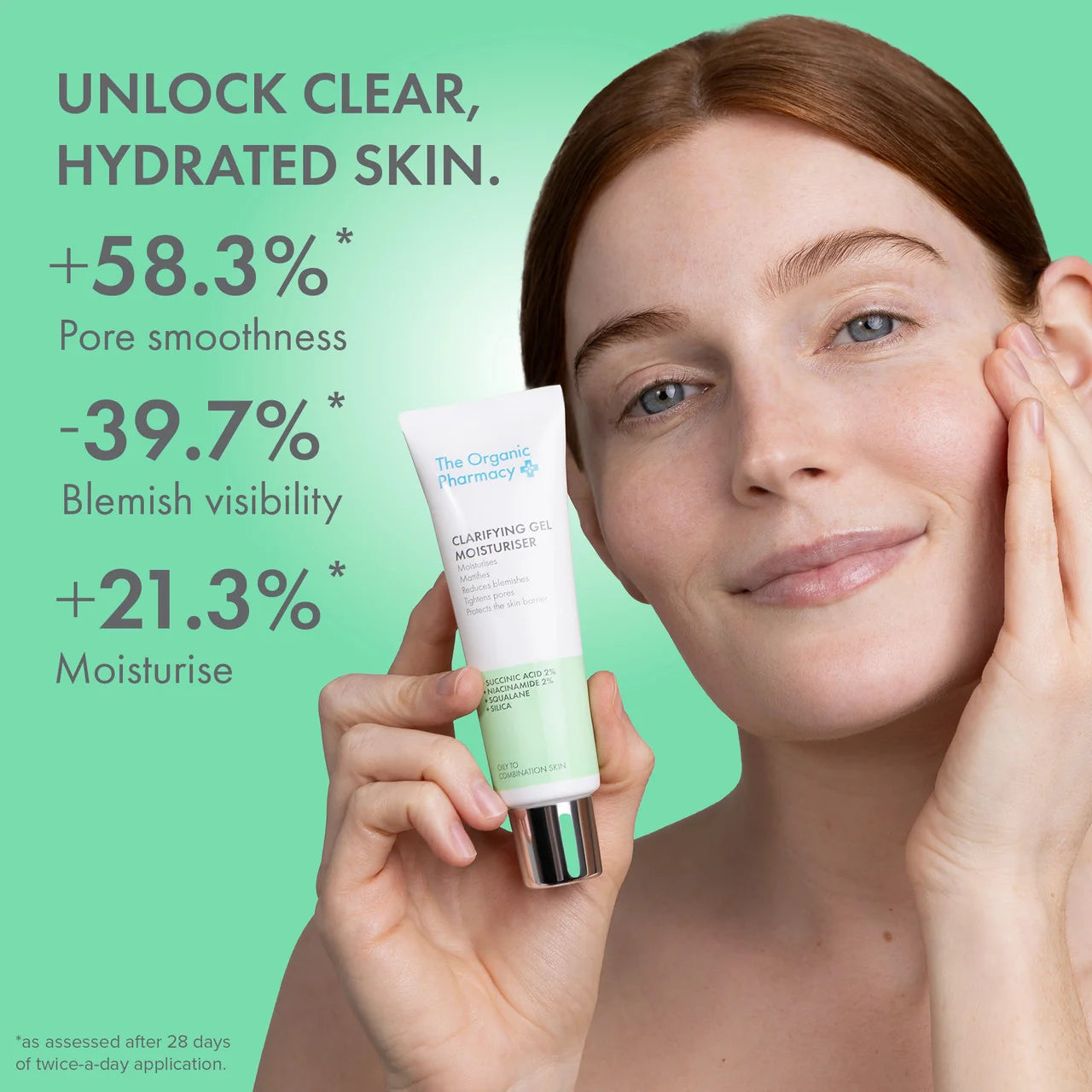 Clarifying Gel Moisturiser 40ml | The Organic Pharmacy