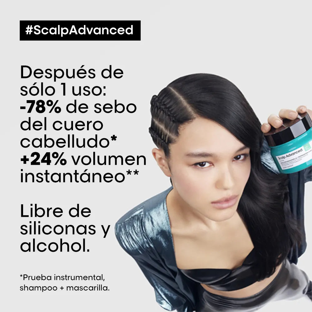 Arcilla Multiusos Scalp Advanced Anti-Oiliness 2-In-1 L'Oréal Professionel