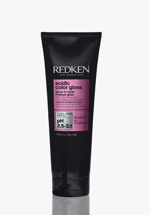 Mascarilla Gloss-In-Mask Acidic Color Gloss para cabello con color 250ml | Redken