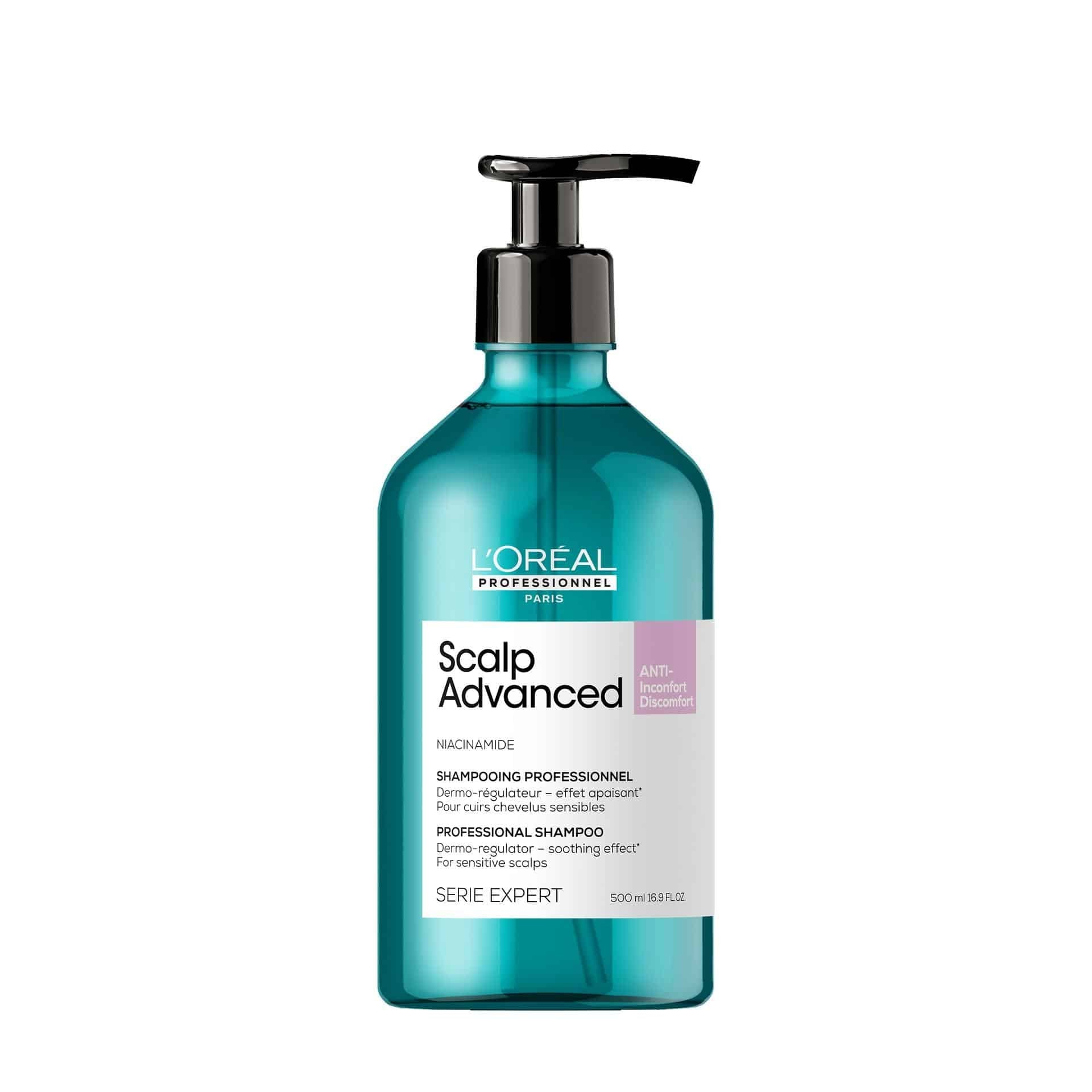 Shampoo En Gel Para Cuero Cabelludo Sensible Scalp Advanced Anti-Discomfort 500 Ml Loreal Professionnel