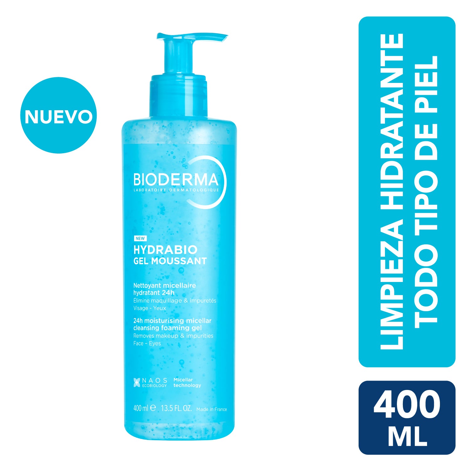 Hydrabio Gel Moussant 400 ml | Bioderma