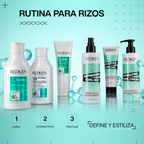 Tratamiento sin enjuague sin silicona para cabello rizado Acidic Bonding Curls 250ml Redken