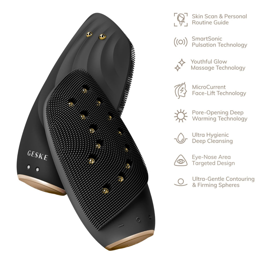 GESKE | Sonic Thermo Facial Brush & Face-Lifter | 8 in 1
