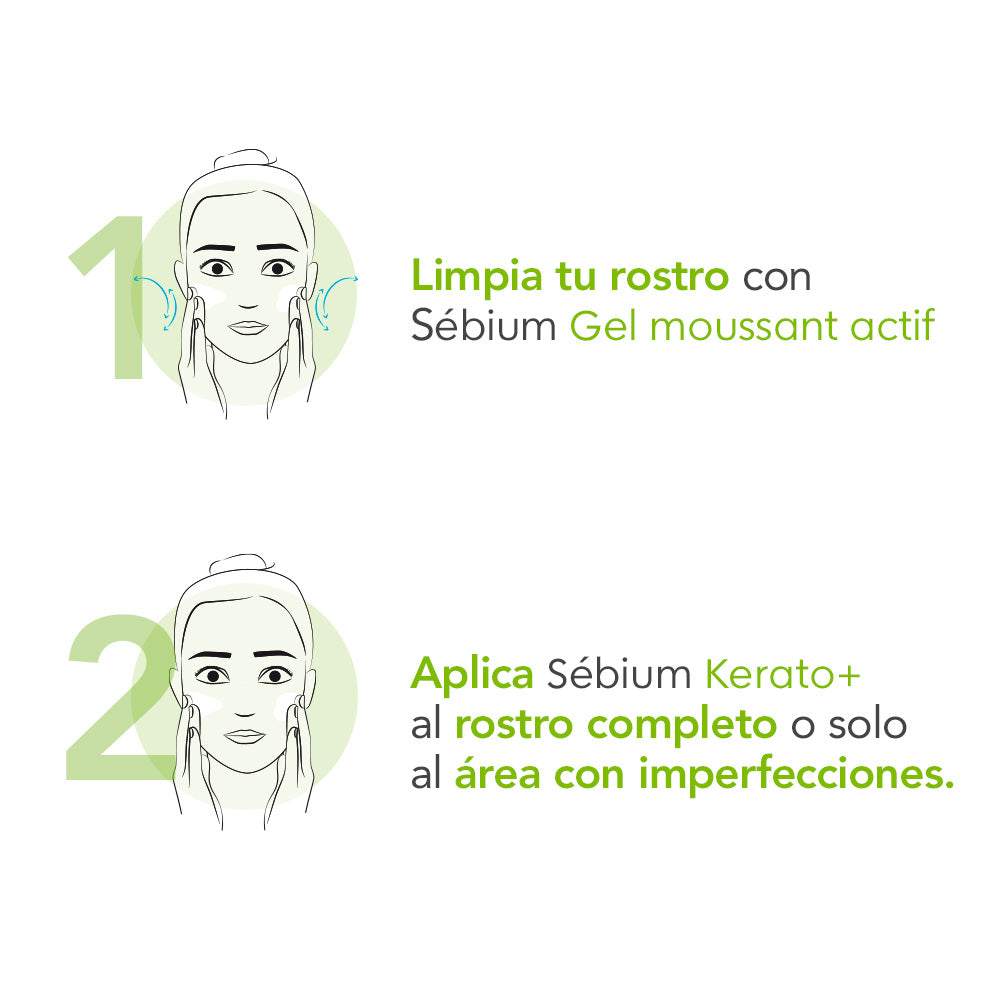 Sebium Kerato+ Gel Crema Anti-imperfecciones 30ml