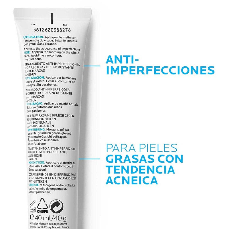 Corrector Anti-imperfecciones Effaclar Duo+ 40ml FPS 30+