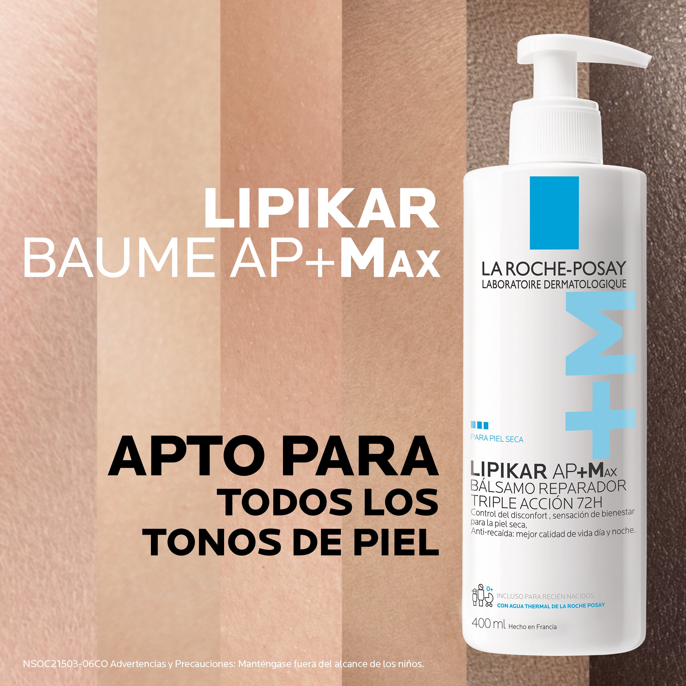 Lipikar Baume Ap+ Max 400Ml | La Roche Posay
