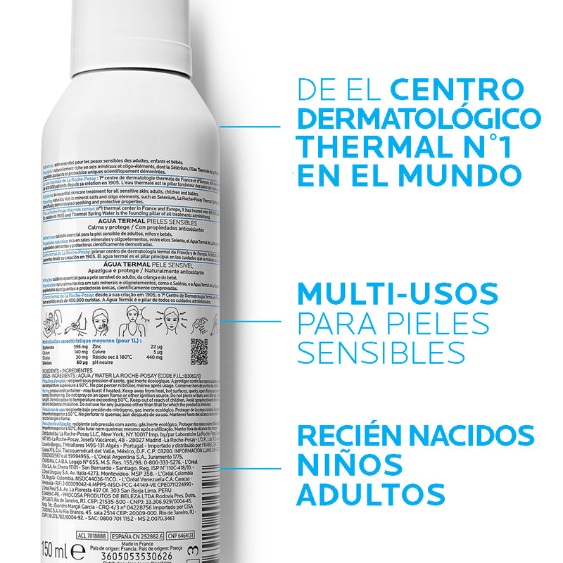 Agua Termal Calmante La Roche-Posay 150ml