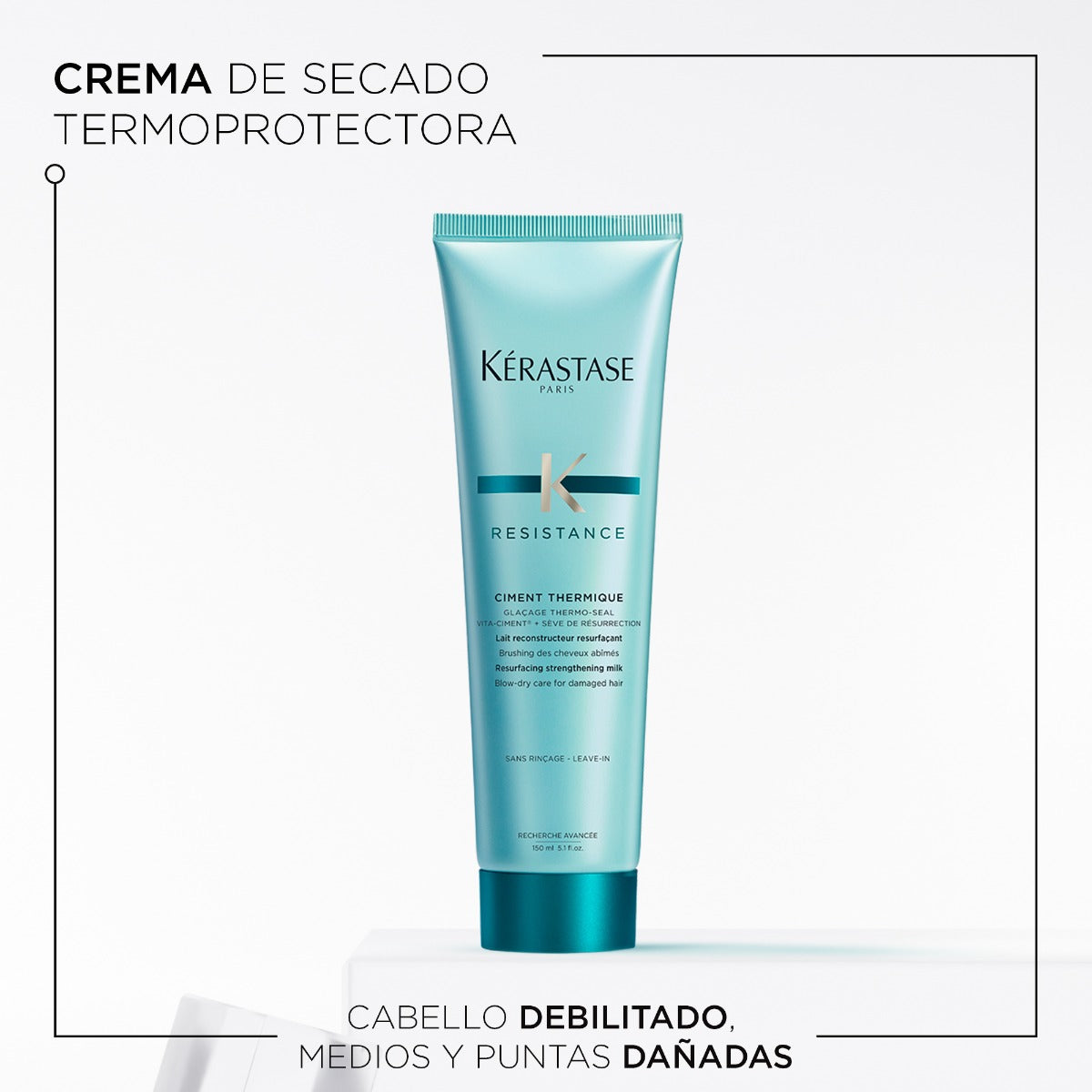 Kérastase Protector térmico para cabello dañado Ciment Thermique Resistance 150ml
