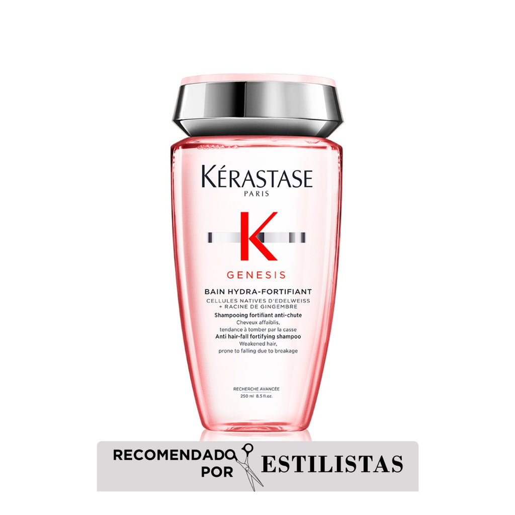 Kérastase Shampoo para cabello normal a graso con tendencia a la caída por cepillado Bain Hydra-Fortifiant Genesis 250ml