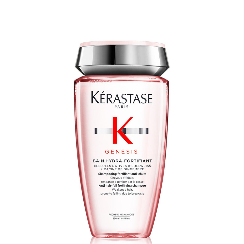 Kérastase Shampoo para cabello normal a graso con tendencia a la caída por cepillado Bain Hydra-Fortifiant Genesis 250ml