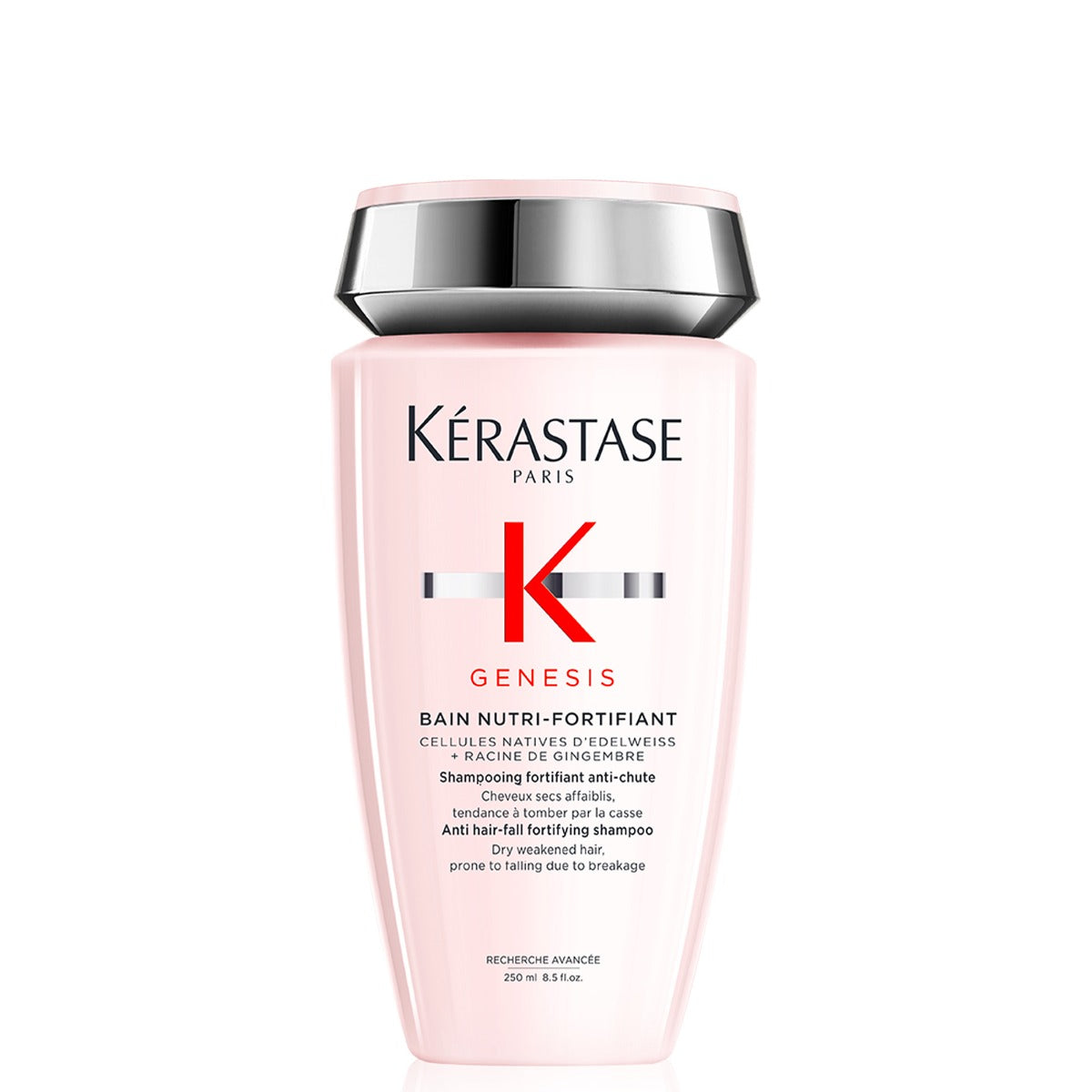 Kérastase Shampoo para cabello normal a seco con tendencia a la caída por cepillado Bain Nutri Fortifiant Genesis 250ml