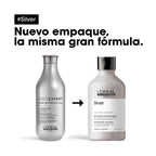 Shampoo para cabellos blancos o grises Silver 300ml Loreal Professionnel