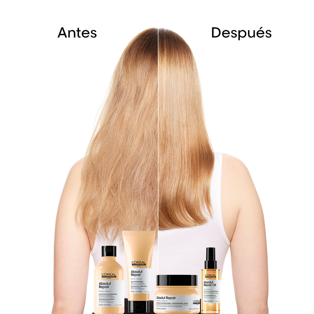 Mascarilla para cabello dañado Absolut Repair 250ml Loreal Professionnel