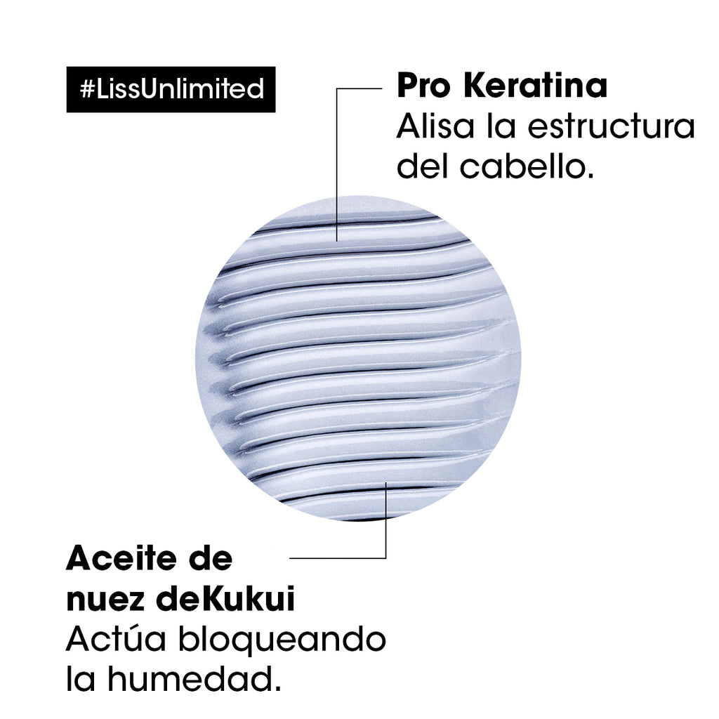 Mascarilla para cabello con frizz Liss Unlimited 250ml Loreal Professionnel