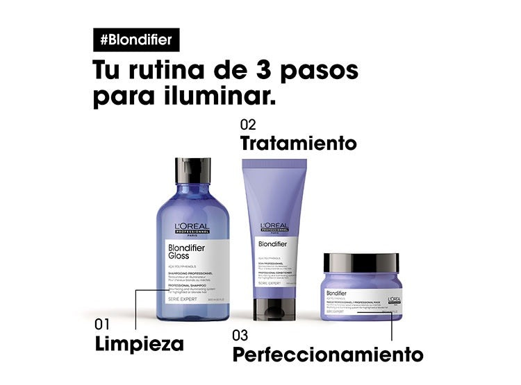 Acondicionador para cabellos rubios Blondifier 200ml Loreal Professionnel