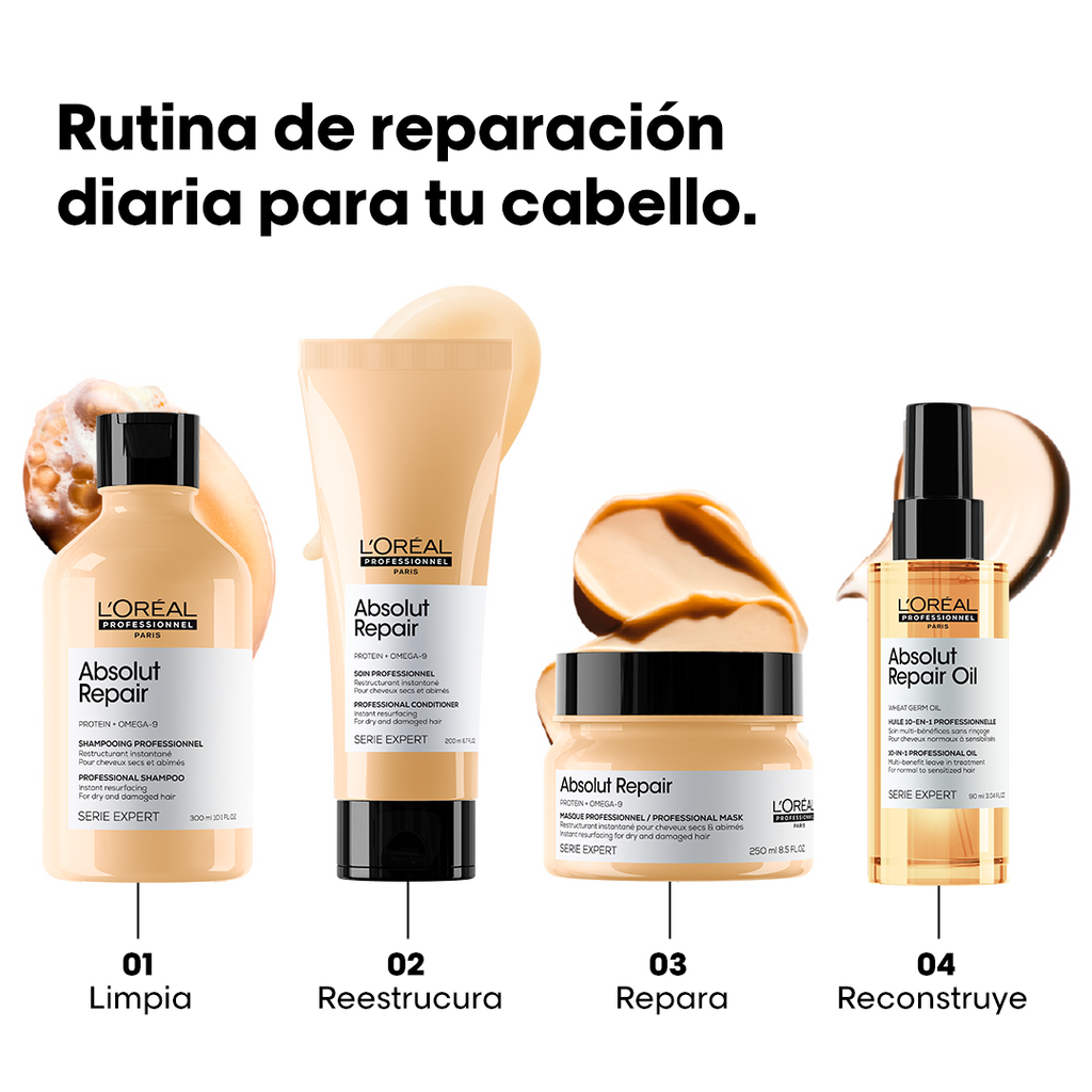 Acondicionador para cabello dañado Absolut Repair 200ml Loreal Professionnel