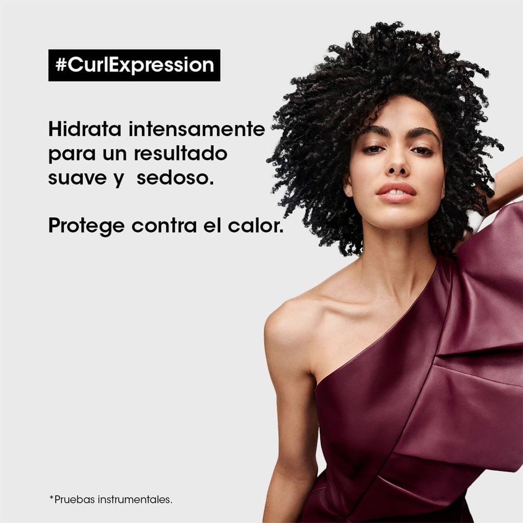 Crema sin enjuague de hidratación intensa para cabello con rulos Curl Expression 200ml Loreal Professionnel