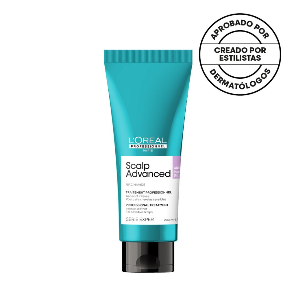 Gel Ligero Para Calmar Y Aliviar De Forma Intensa E Instantánea Las Molestias Del Cuero Cabelludo Scalp Advanced Anti Discomfort 200 Ml Loreal Professionnel