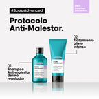 Gel ligero para calmar y aliviar de forma intensa e instantánea las molestias del cuero cabelludo Scalp Advanced Anti Discomfort 200 ml Loreal Professionnel