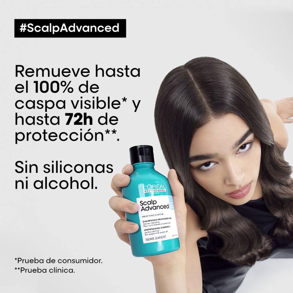 Shampoo  Scalp Advanced Anti-Dandruff Dermo-Clarifier 300 ml Loreal Professionnel 