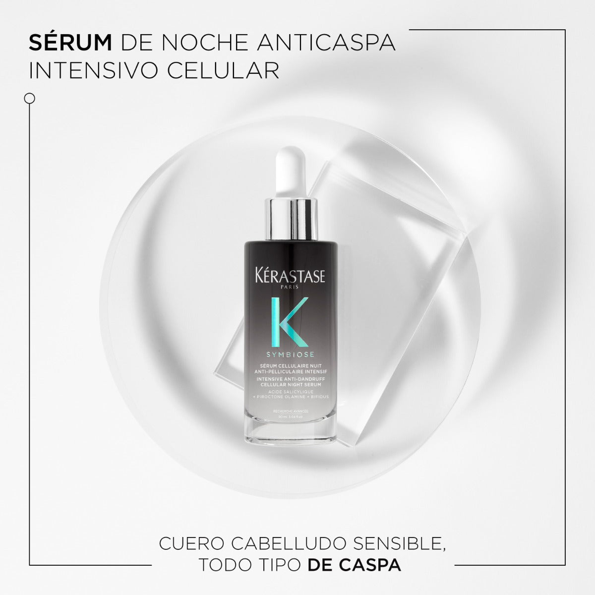 Kérastase Serum Cellulaire Nuit anti-Pelliculaire para cuero cabelludo sensible propenso a la caspa 90ml