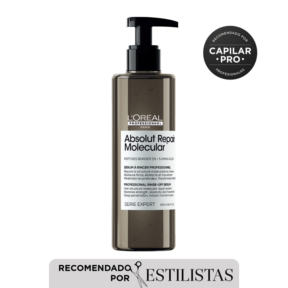 Tratamiento molecular Absolut Repair Molecular para cabello muy dañado Loreal professionnel 250 ml  
