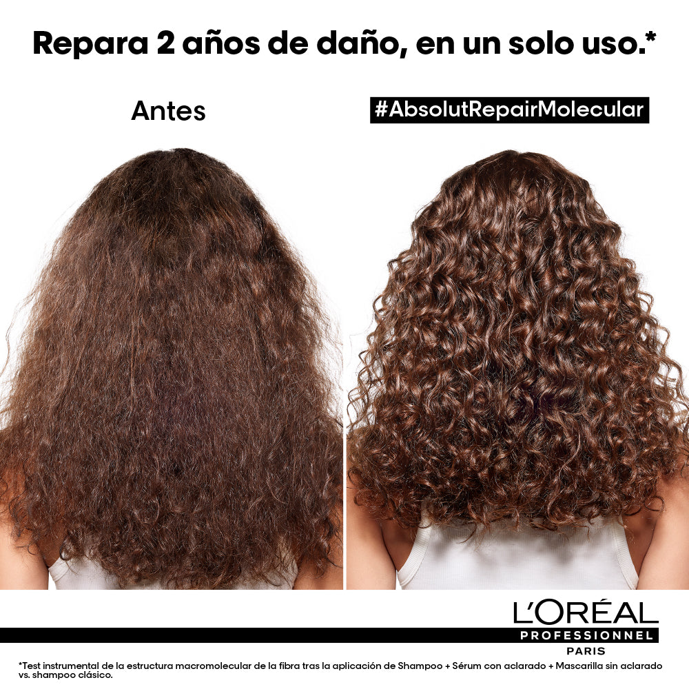 Tratamiento molecular Absolut Repair Molecular para cabello muy dañado Loreal professionnel 250 ml  