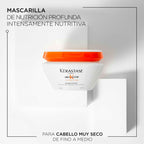 Kérastase Mascarilla Masquintense de nutrición profunda para cabello fino a medio 200ml