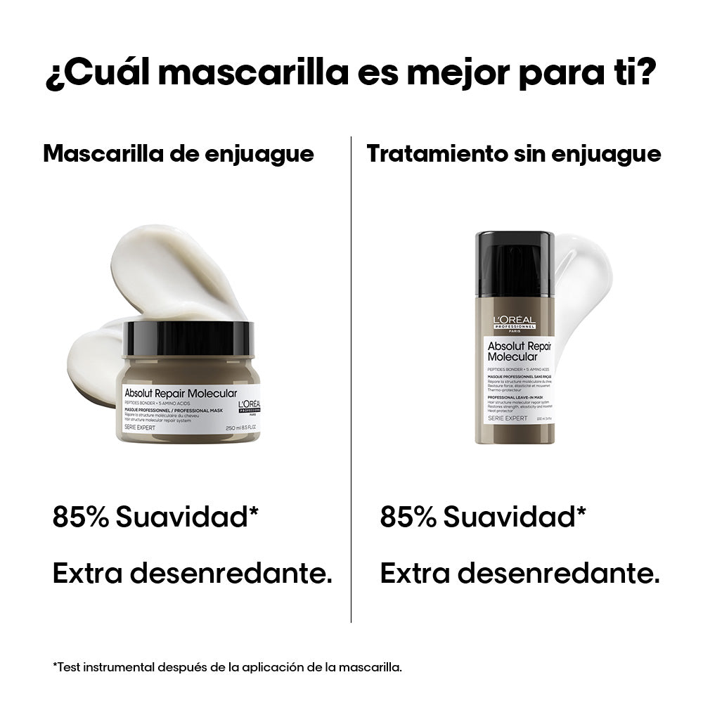 Mascarilla reparadora profesional concentrada Absolut repair molecular 250ml