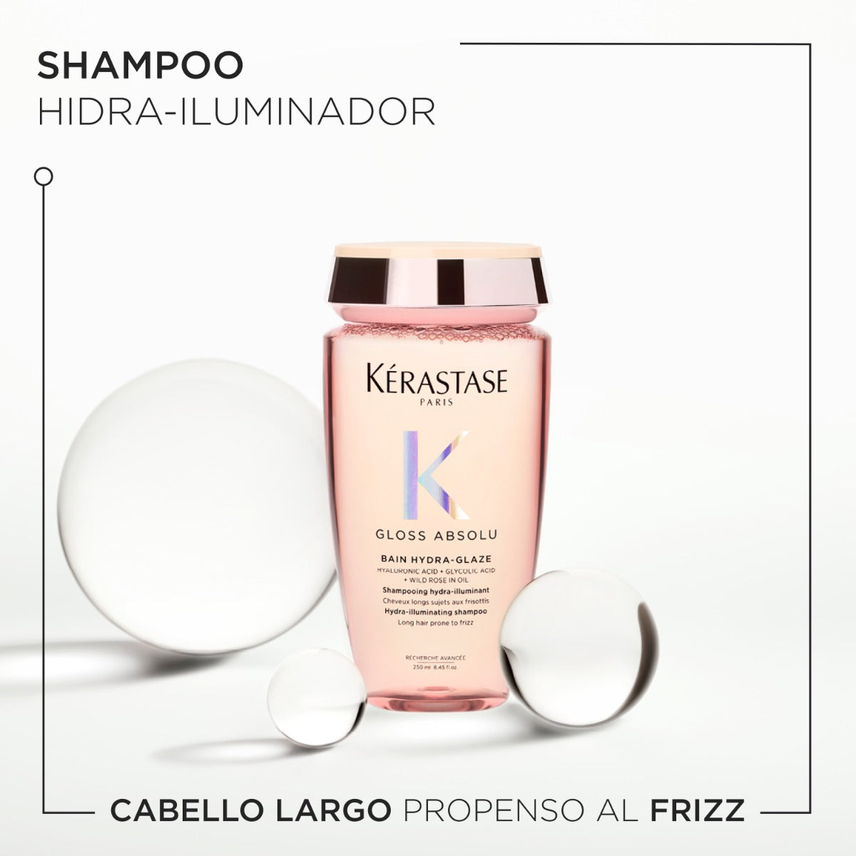 Kerastase Shampoo hidratante e iluminador Gloss Absolu 250ml
