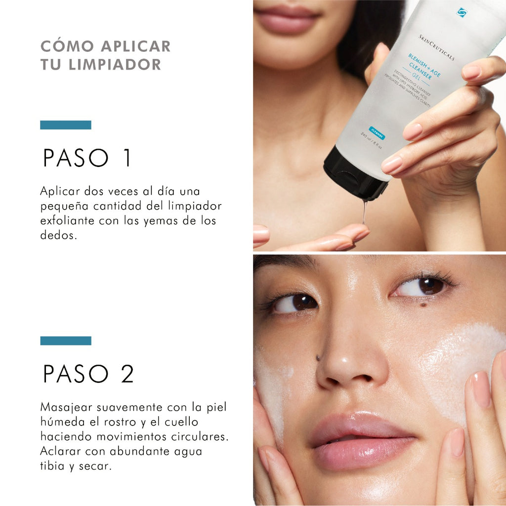 Skinceuticals Blemish + Age Cleanser Gel 240 Ml Limpiador En Gel