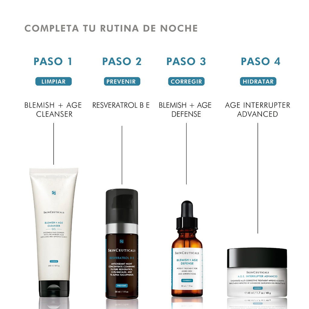 Skinceuticals Blemish + Age Cleanser Gel 240 Ml Limpiador En Gel