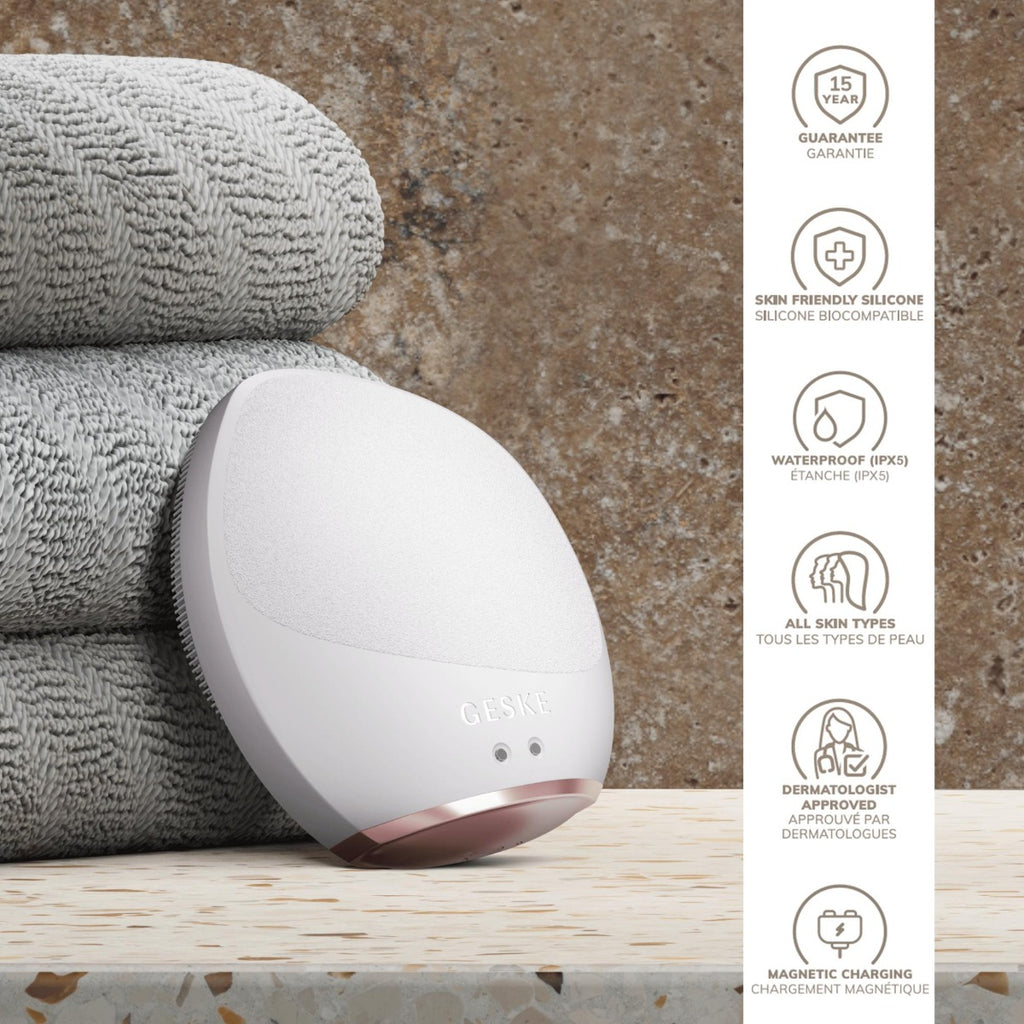 GESKE | Sonic Body Brush & Exfoliator | 7 in 1