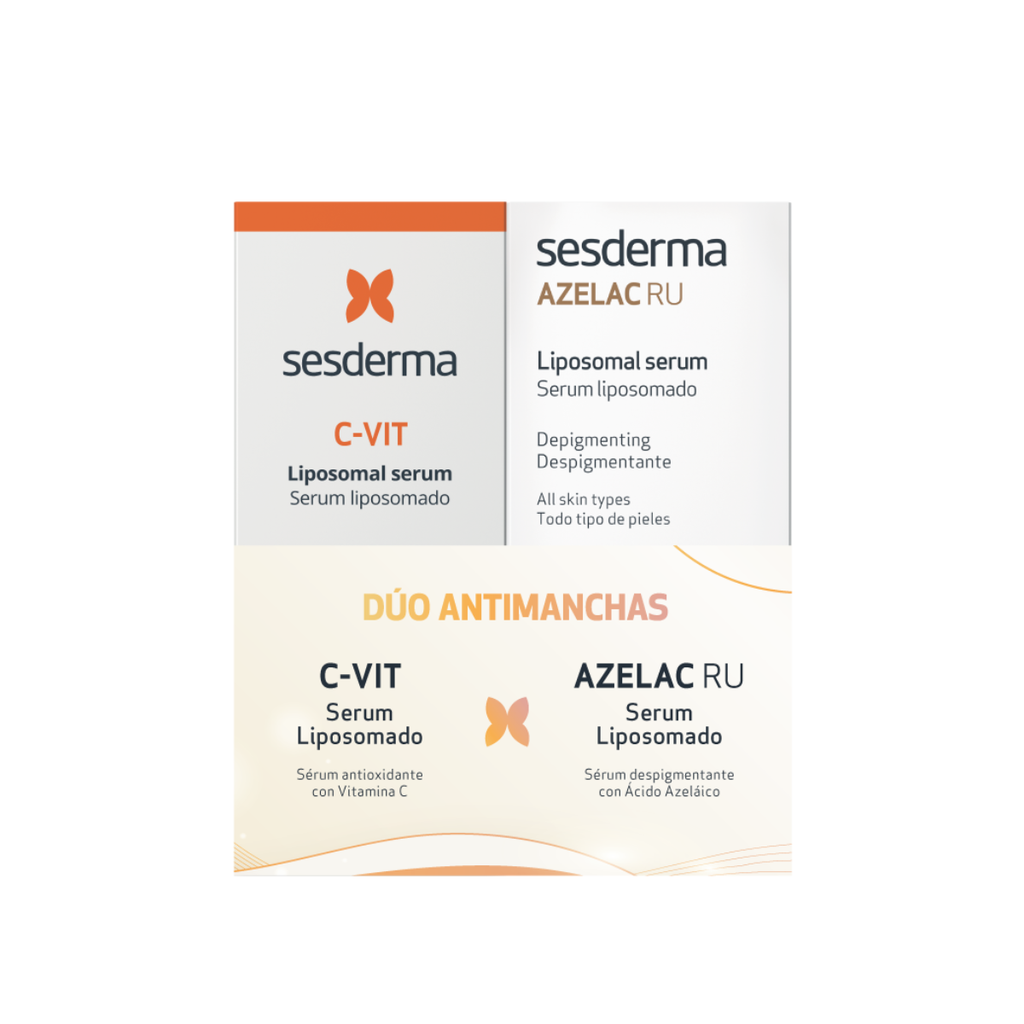 Dúo Antimanchas: C-VIT Serum + Azelac Serum