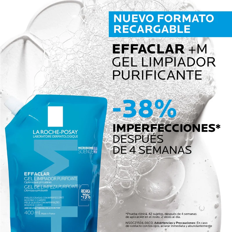 Effaclar Foaming Gel Refill 400ml | La Roche Posay