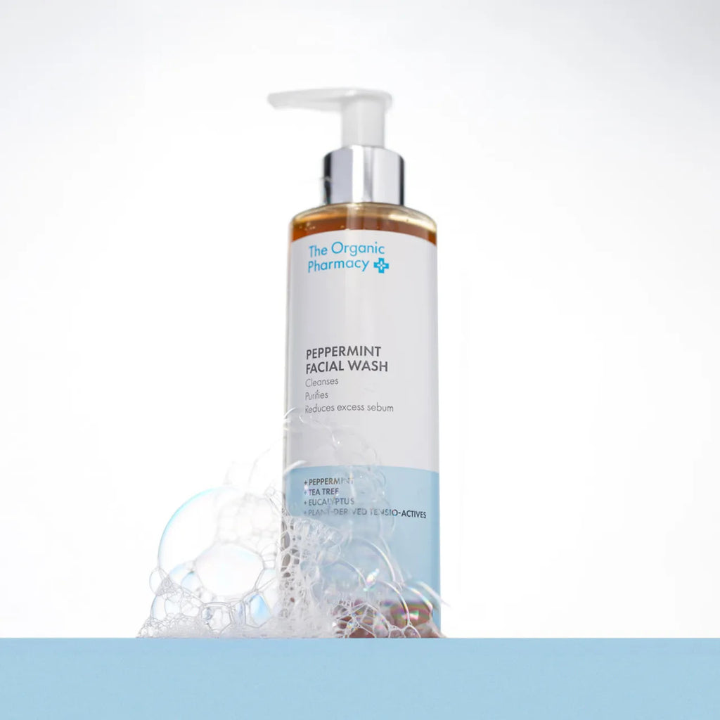 Peppermint Facial Wash 200ml | The Organic Pharmacy