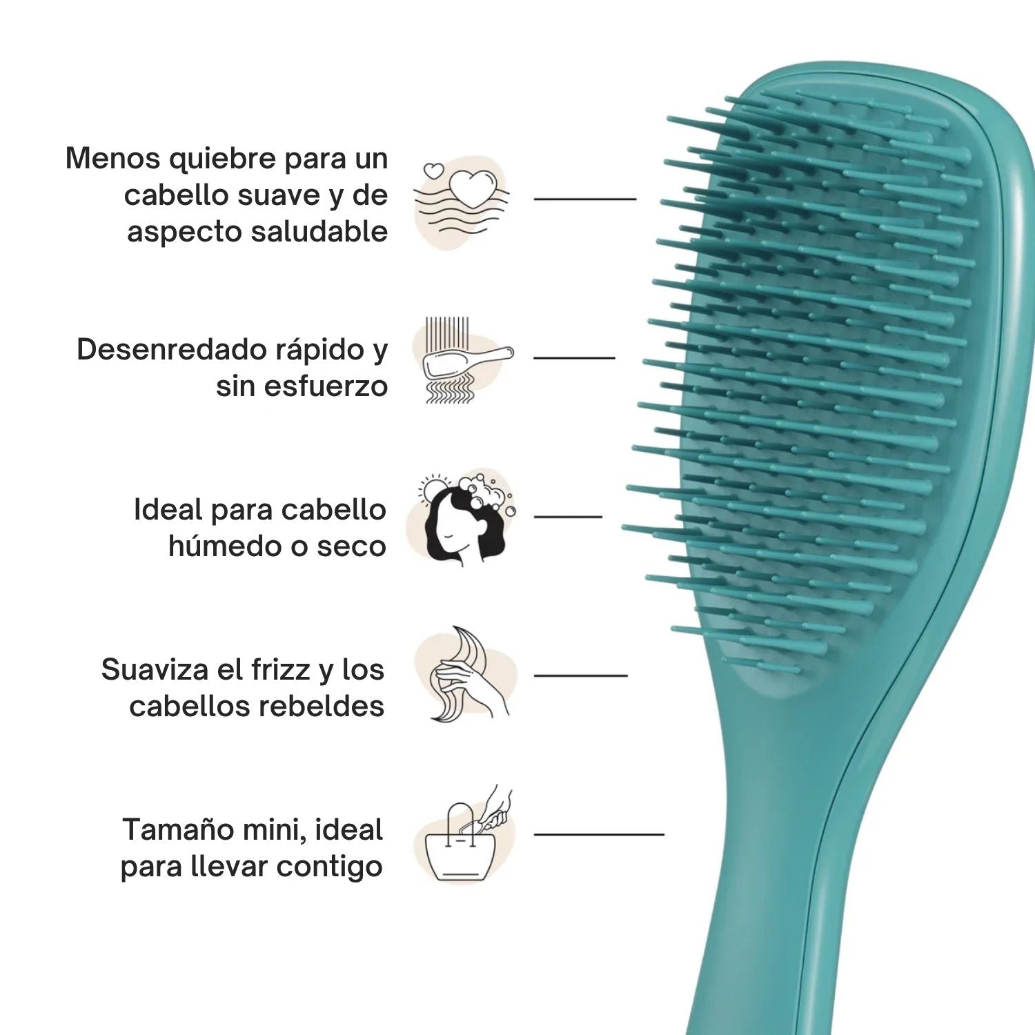 Ultimate Detangler Mini Transformative Teal | Tangle Teezer