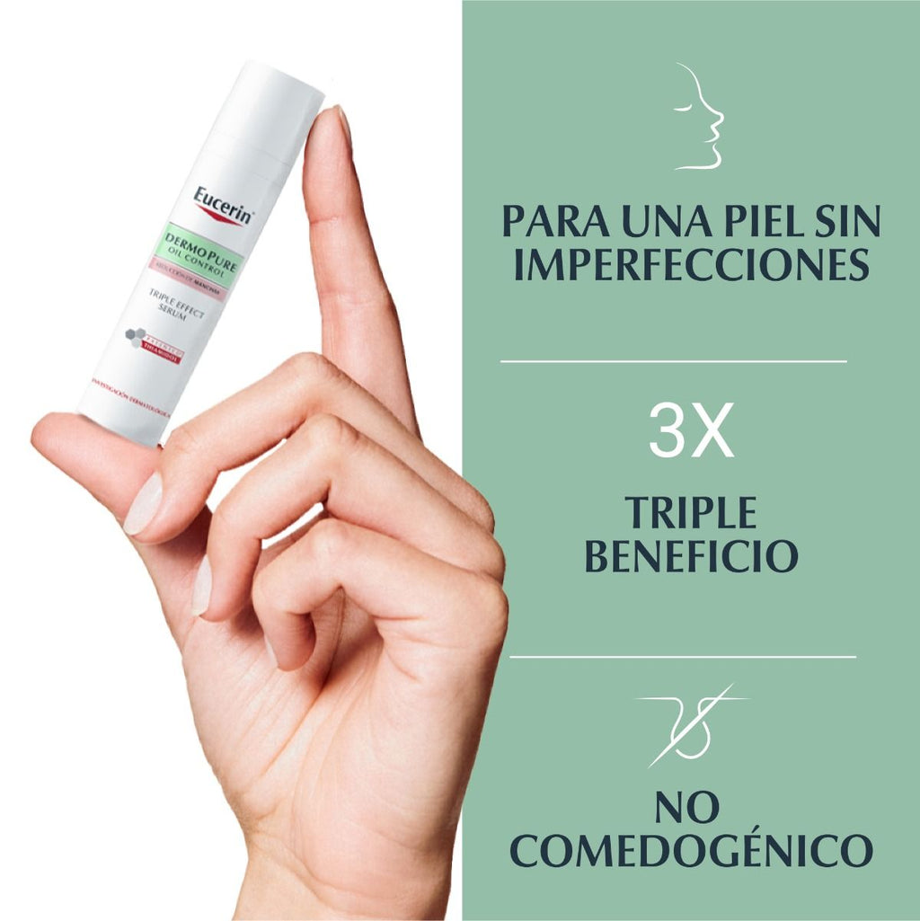 Pack Eucerin Para Piel mixta a grasa: Dermopure Serum + Protector Solar Oil control