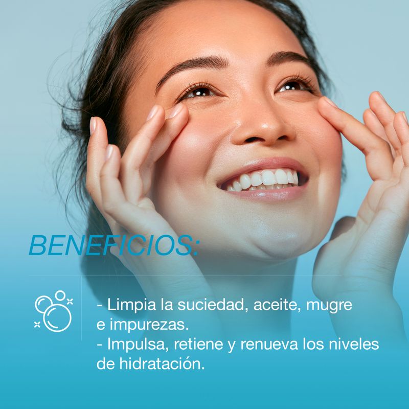 Neutrogena Gel Limpiador Facial Hydro Boost Ácido Hialurónico 141g