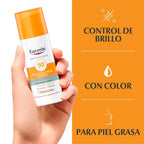 Protector Solar Oil Control Toque Seco Tono Claro Spf 50 50Ml | Eucerin
