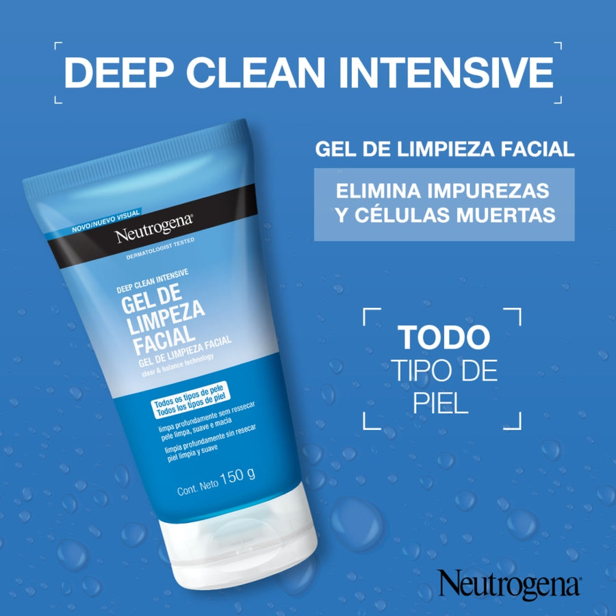Neutrogena Gel Limpiador Facial Deep Clean 150ml