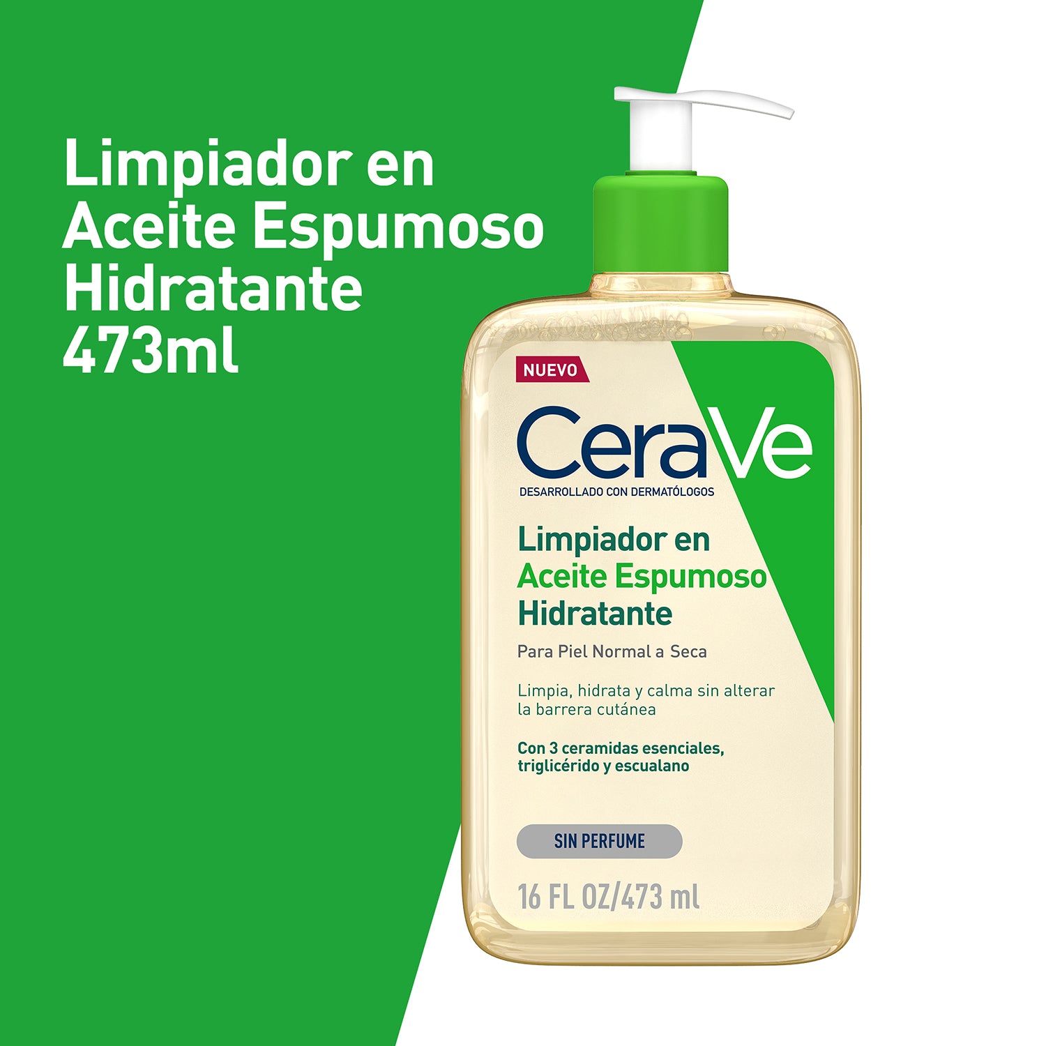 Limpiador En Aceite Espumoso Hidratante 473Ml | Cerave