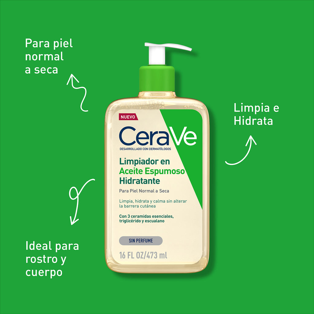 Limpiador En Aceite Espumoso Hidratante 473Ml | Cerave