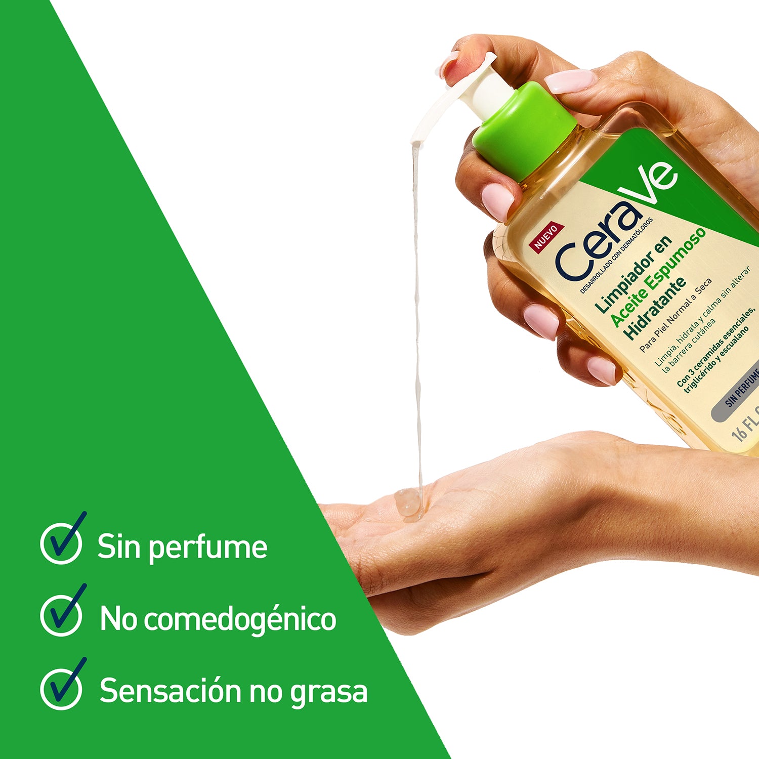 Limpiador En Aceite Espumoso Hidratante 473Ml | Cerave