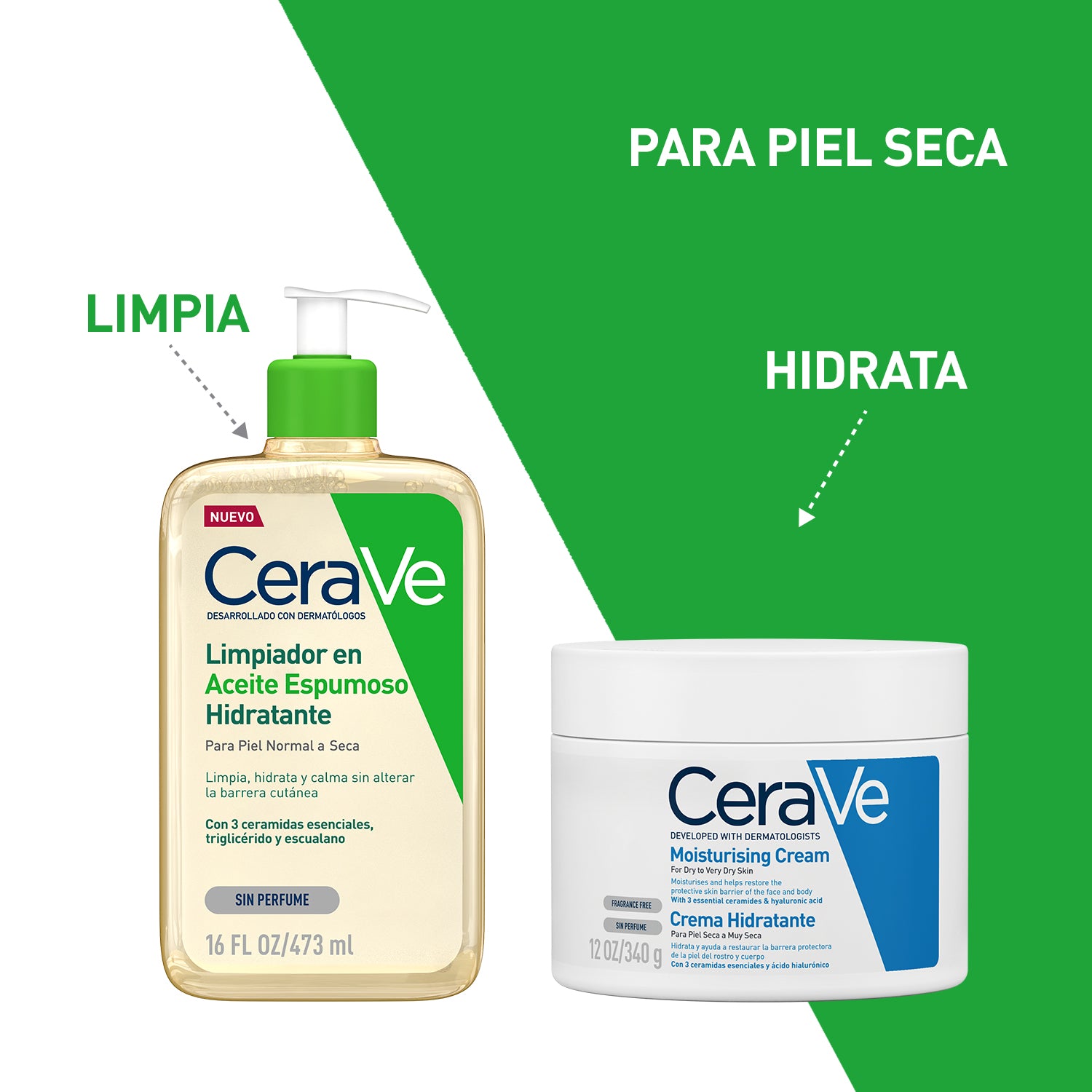 Limpiador En Aceite Espumoso Hidratante 473Ml | Cerave