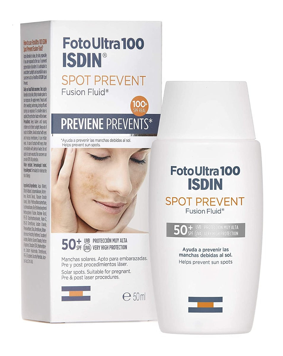 Isdin FotoUltra Spot Prevent SPF50+ 50ml - Bloqueador solar facial antimanchas