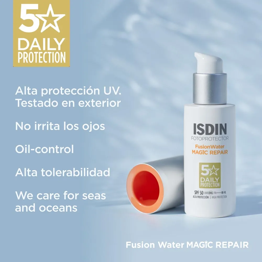 Fotoprotector Magic Age Repair Fusion Water 50ml Isdin