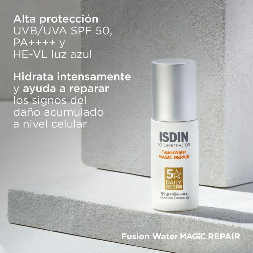 Fotoprotector Magic Age Repair Fusion Water 50ml Isdin